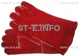 Перчатки-краги сварщика TETU 104 KEVLAR RED - st-e.info - Сыктывкар