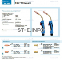 Горелка для полуавтоматической сварки TBi  7W Expert, длина 4 m. - st-e.info - Сыктывкар