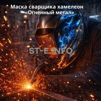 Маска сварщика хамелеон «Огненный метал» (YXE-718G PRO) - st-e.info - Сыктывкар