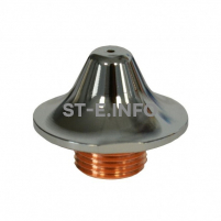 Сопло одинарное хромированное 1,7 мм арт. 1572362-1,7 - st-e.info - Сыктывкар