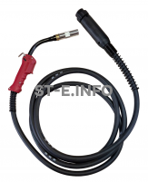 Сварочная горелка для полуавтомата QTB-500A длина кабеля 5 метров, евроадаптер - st-e.info - Сыктывкар