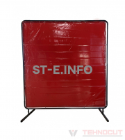 Экран защитный 1.74х2.34m, красный - st-e.info - Сыктывкар