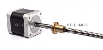 Шаговый двигатель 42HSL48-1204JA08-E150 (Tr8*8) - st-e.info - Сыктывкар