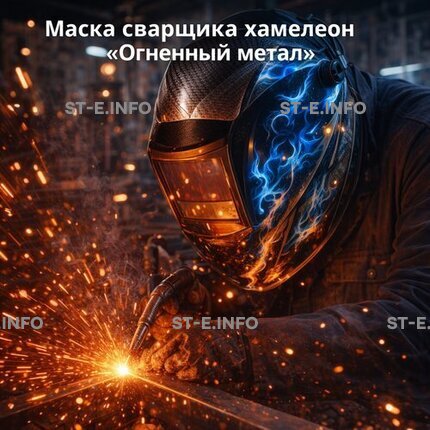 Маска сварщика хамелеон «Огненный метал» (YXE-718G PRO) - st-e.info - Сыктывкар