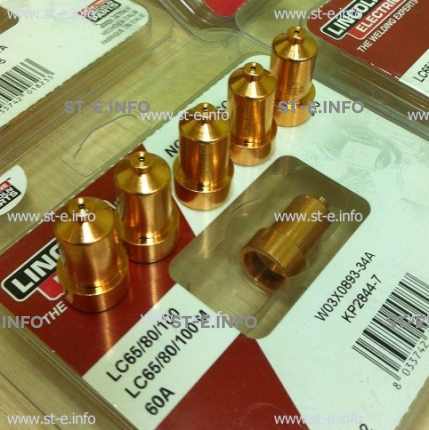 Сопло контактное для плазмотрона LC65/80/100 50A арт. W03X0893-33A - st-e.info - Сыктывкар