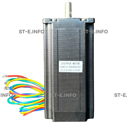 Двухфазный шаговый двигатель 57HS112-4004А08-D21 вал 8,0 мм - st-e.info - Сыктывкар