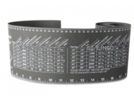 Лента для разметки труб 128mm*4000mm - st-e.info - Сыктывкар