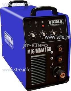Сварочный полуавтомат инверторный одноблочный Brima MIG/MMA-160 - st-e.info - Сыктывкар